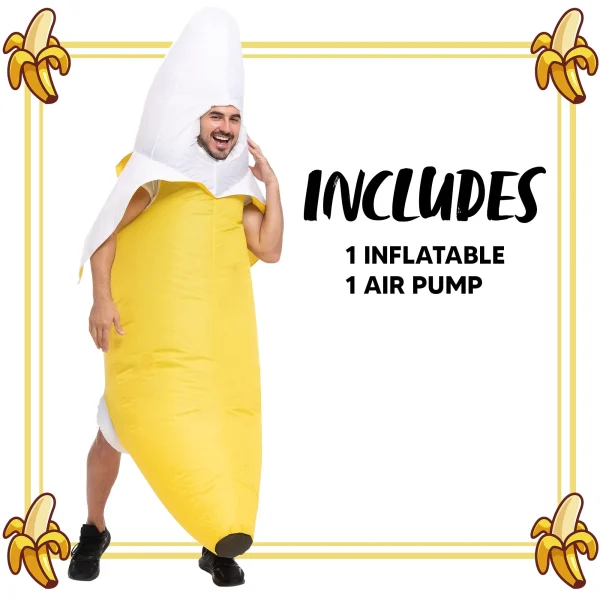 Adult Halloween Inflatable Banana Costume