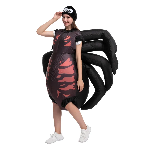 Adult Unisex Halloween Inflatable Spider Costume