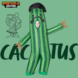 Adult Inflatable Funny Cactus Halloween Costume