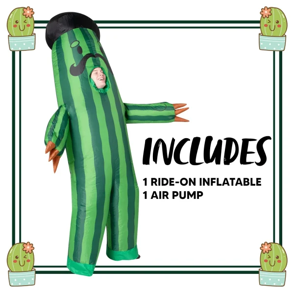 Adult Unisex Inflatable Funny Cactus Halloween Costume