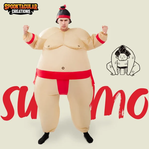 Adult Unisex Inflatable Sumo Halloween Costume