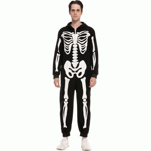Unisex Skeleton Family Matching Pajama jumpsuit