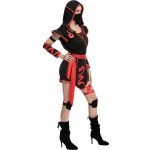 Halloween Adult Ninja Costume for Women Dress Up