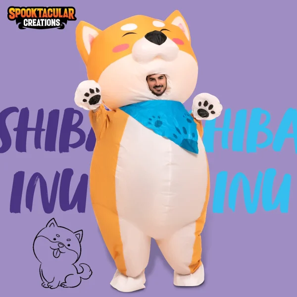 Adults Unisex Shiba Inu Inflatable Halloween Costumes