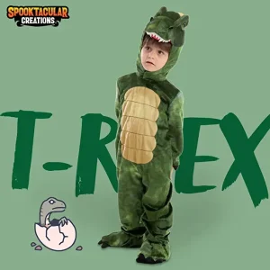 Kids T-rex Realistic Dinosaur Halloween Costume