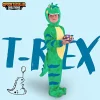 Kids Orange T-rex Halloween Costume