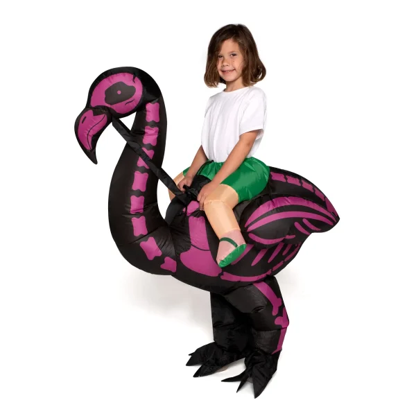 Child Inflatable Ride on Skeleton Halloween Costume