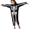 Family Unisex Kids Skeleton Glow in the Dark Pajamas