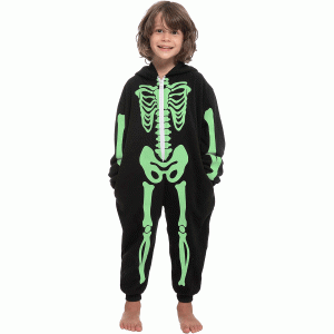 Child Glow in the Dark Skeleton Onesie