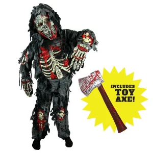 Kids Halloween Deluxe Zombie Costume -3T