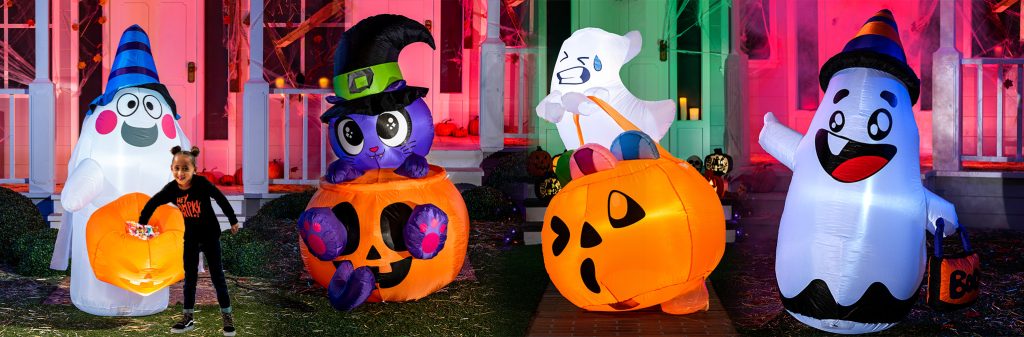 cute halloween inflatable decor