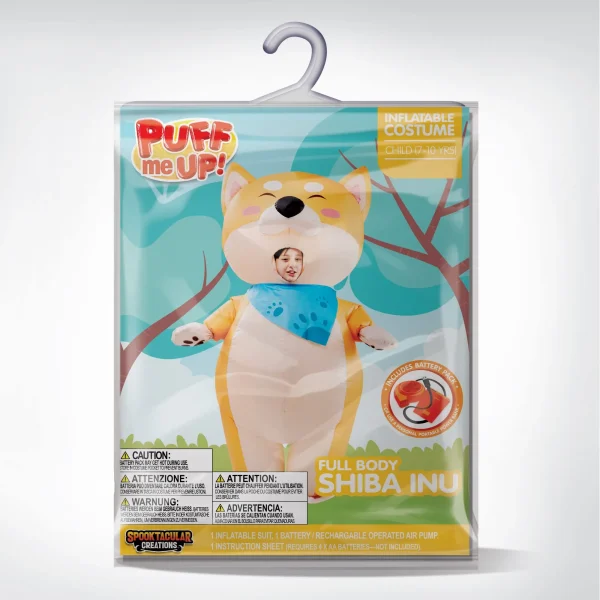 Full body Shiba Inu inflatable costume Child