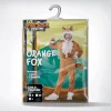 Girls Orange Fox Halloween Costume- L