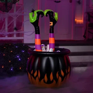 Witch Legs Halloween Inflatable Cooler