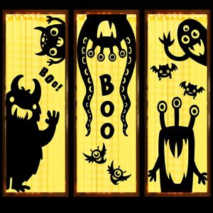 Halloween Monster Window Decoration
