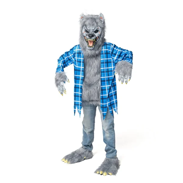Kids Blue Halloween Costume Werewolf