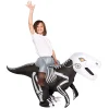 Kids Inflatable Skeleton Raptor Ride-on Costume