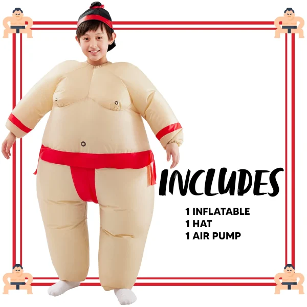 Kids Inflatable Sumo Wrestler Halloween Costume