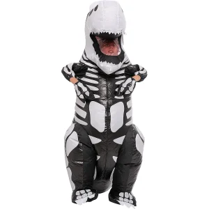 Child Inflatable Skeleton Dinosaur Halloween Costume