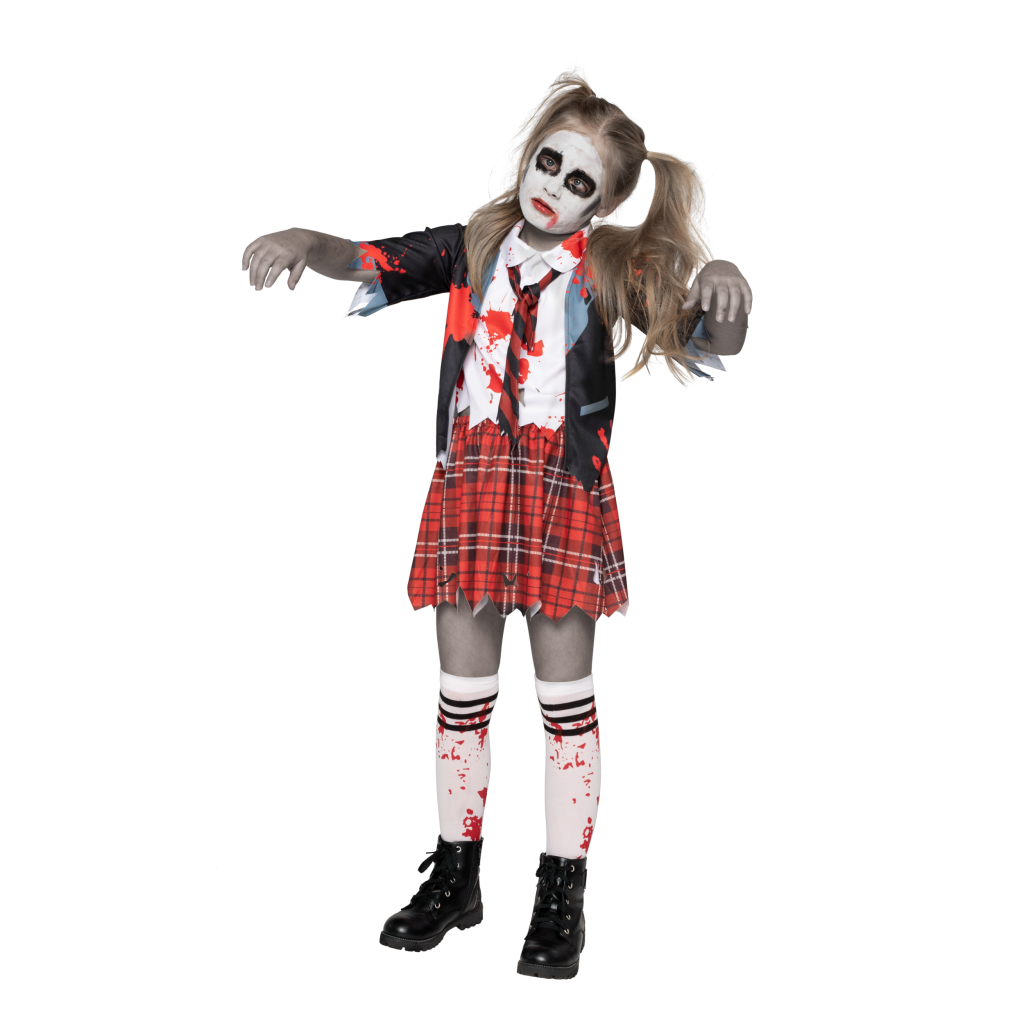zombie school girl costume