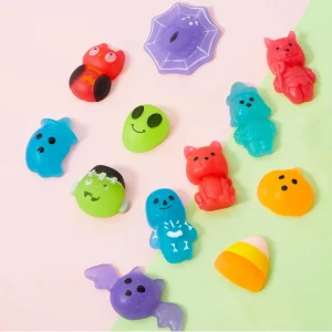24Pcs Squishy Toys with Glitter for Halloween