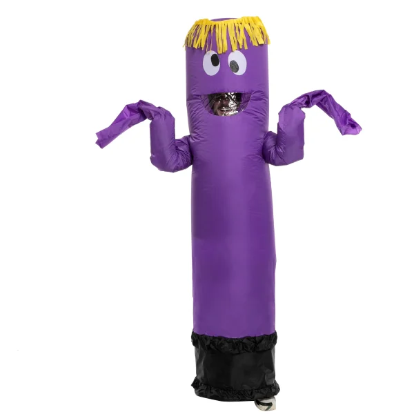 Adult Inflatable Purple Wavy Arm Guy Costume