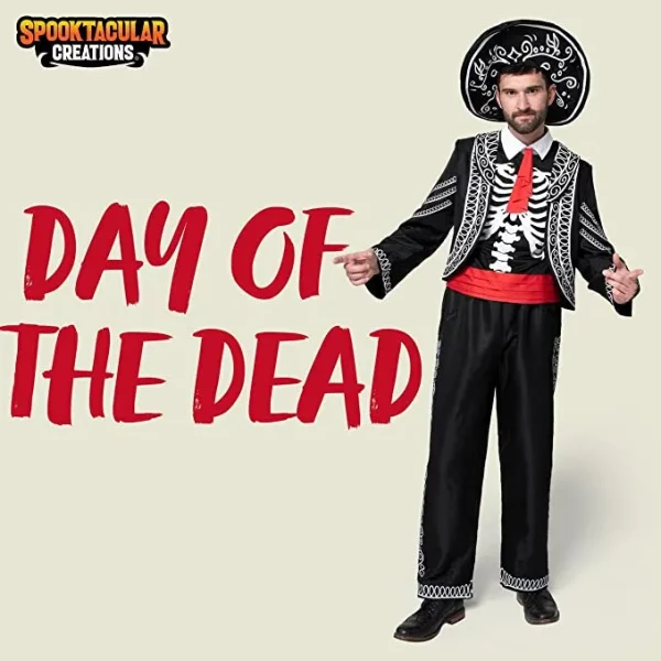 Men Day of the Dead Halloween Costume