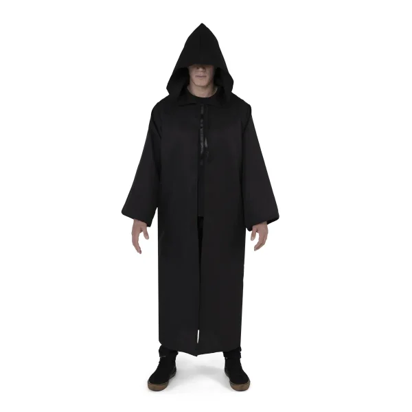 Halloween Mens Hooded Cloak Costume -L