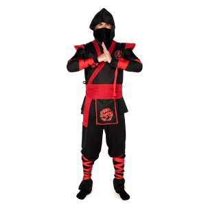Men Halloween Deluxe Ninja Costume -L