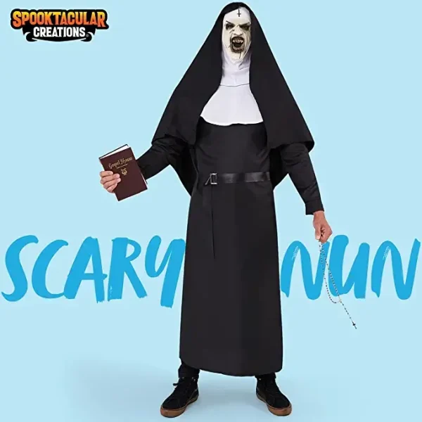 Men Nun Halloween Costume -Standard