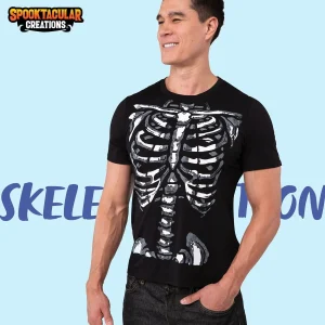 Adult Men Skeleton T-shirt