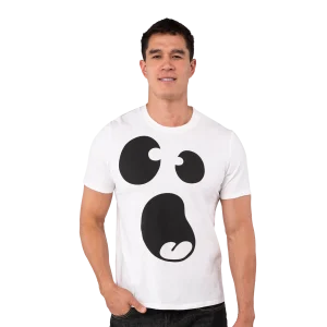 Adult Men White Ghost T-shirt