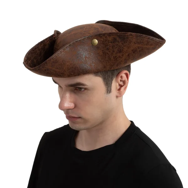 Adult Pirate Leather Hat