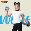 Adult Wolf Fox Tail Accessories Set - Gray