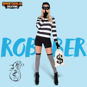 Women Robber Girl Halloween Costume