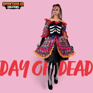 Womens Day of The Dead Halloween Costume