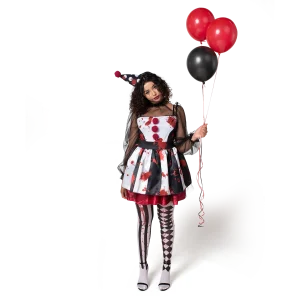 Adult Women Scary Clown Costume