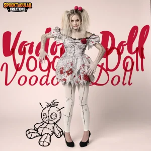 Women Voodoo Doll Dress Halloween Costume