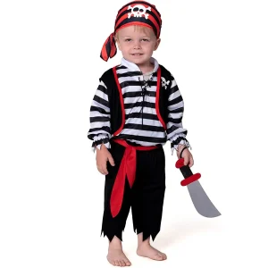 Baby Boy Striped Pirate Costume