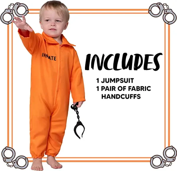 Baby Unisex Prisoner Halloween Costume
