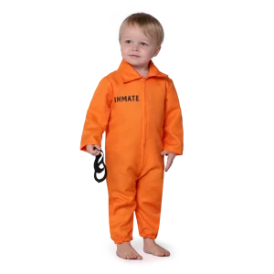 Baby Modern Orange Prison Uniform Costume