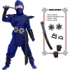Boy Blue Dragon Ninja Costume (7)