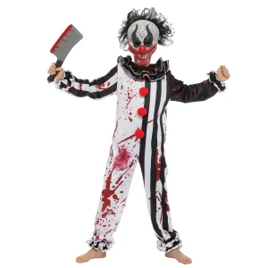 Child Boy Horror Killer Clown Costume