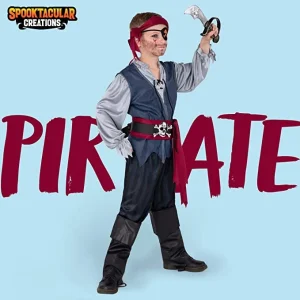 Kids Halloween Rogue Pirate Costume -3T