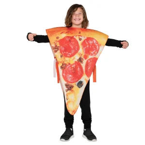 Kids Halloween Hotdog Pizza Slice Costume -Standard