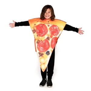 Kids Halloween Hotdog Pizza Slice Costume -Standard