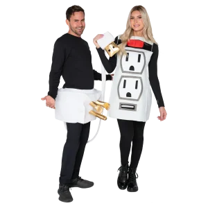 Halloween Couples Costumes Plug and Socket -Standard