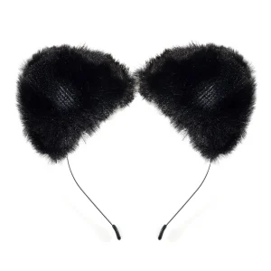 Fox Ears Headband Costume Accessories – Black