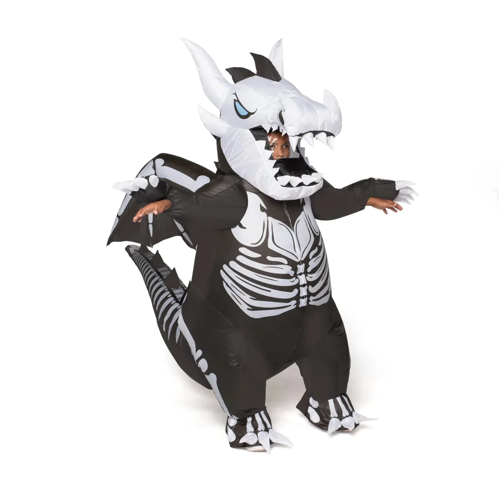 Full body dragon skeleton for kids
