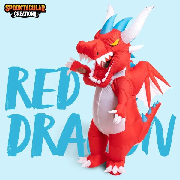 Full Body Red Dragon Adult